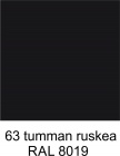 tumman ruskea